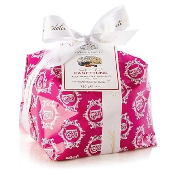 Panettone artizanal cu cirese si capsuni Brontedolci 750G